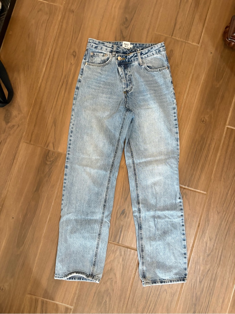 Princess Polly Light Blue High-Rise Denim